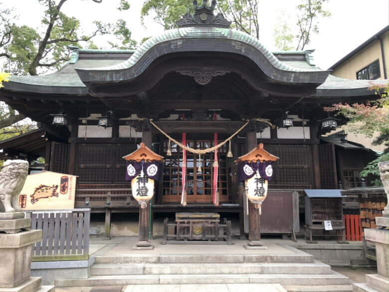 大阪市福島区 海老江八坂神社へお参りしました