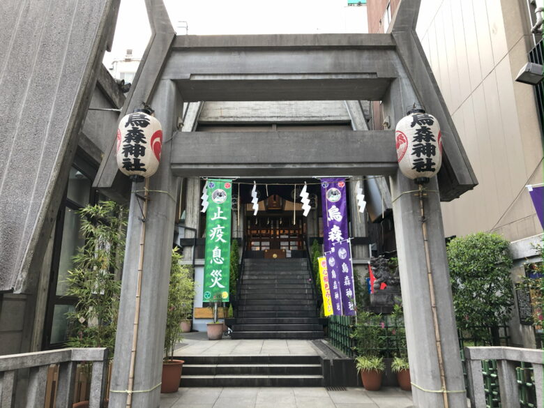 東京都港区　烏森神社